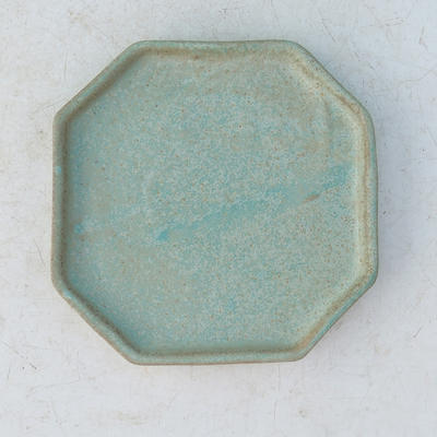 Bonsai tray 13 - 11 x 11 x 1,5 cm, green - 11 x 11 x 1.5 cm - 1