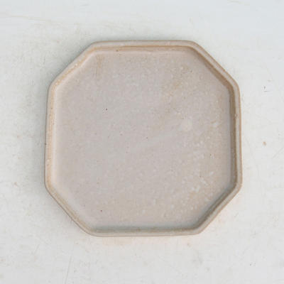 Bonsai tray 14 - 17,5 x 17,5 x 1,5 cm, beige - 17.5 x 17.5 x 1.5 cm - 1