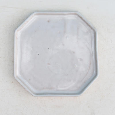 Bonsai tray 14 - 17,5 x 17,5 x 1,5 cm, white - 17.5 x 17.5 x 1.5 cm - 1