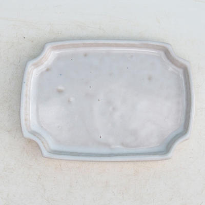 Bonsai water tray H 17 - 14 x 10 x 1 cm, white - 14 x 10 x 1 cm - 1