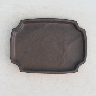 Bonsai water tray H 17 - 14 x 10 x 1 cm, brown - 14 x 10 x 1 cm - 1