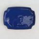 Bonsai water tray H 17 - 14 x 10 x 1 cm, blue - 14 x 10 x 1 cm - 1/2