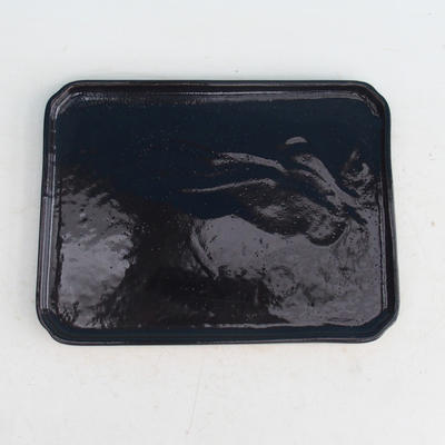Bonsai water tray H 20 - 26,5 x 20 x 1,5 cm, black - 26.5 x 20 x 1.5 cm - 1