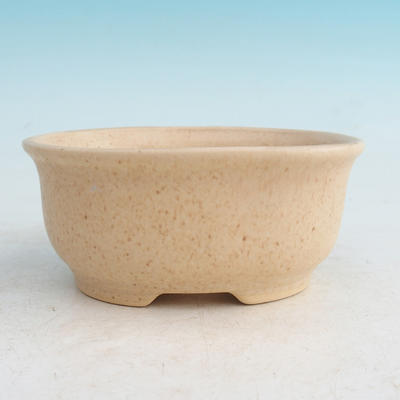 Ceramic bonsai bowl H 30 - 12 x 10 x 5 cm, beige- 12 x 10 x 5 cm - 1