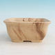 Ceramic bonsai bowl H 36 - 17 x 15 x 8 cm, beige - 17 x 15 x 8 cm - 1/3