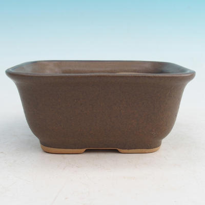 Ceramic bonsai bowl H 36 - 17 x 15 x 8 cm, brown - 17 x 15 x 8 cm - 1