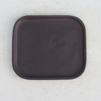 Bonsai tray P 37 - 14 x 13 x 1 cm, black matt - 14 x 13 x 1 cm - 1
