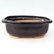 Ceramic bonsai bowl H 55 - 28 x 23 x 10 cm, black glossy - 1/3