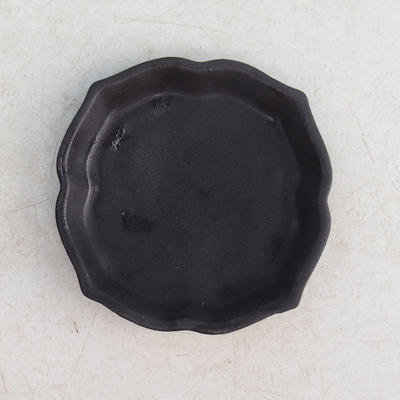 Bonsai tray H 95 - 7 x 7 x 1 cm, black matt - 7 x 7 x 1 cm - 1