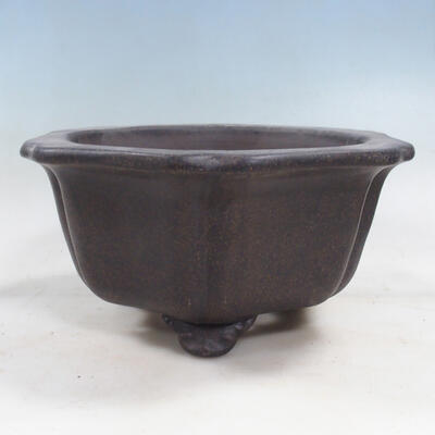 Bonsai bowl 27 x 27 x 13 cm, color brown - 1