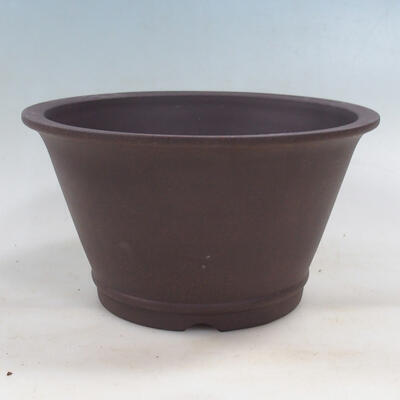 Bonsai bowl 19 x 19 x 10.5 cm, color brown - 1