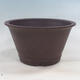 Bonsai bowl 19 x 19 x 10.5 cm, color brown - 1/3