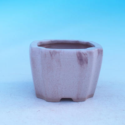 Ceramic bonsai bowl - cascade, beige - 1