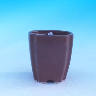 Ceramic bonsai bowl - cascade, Brown - 1