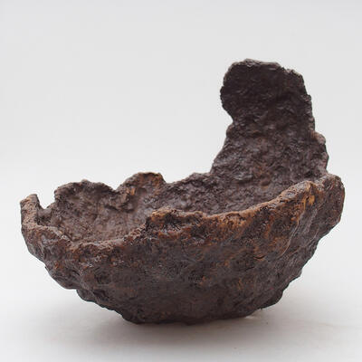 Ceramic shell 23 x 22 x 21.5 cm, color brown - 1