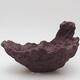 Ceramic shell 19 x 18 x 14.5 cm, color brown - 1/3