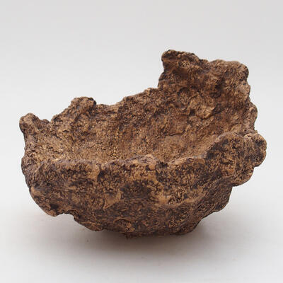 Ceramic shell 16 x 15 x 13 cm, color brown - 1