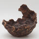Ceramic shell 16 x 14.5 x 16 cm, color brown - 1/3