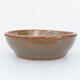 Ceramic bonsai bowl 18 x 18 x 5.5 cm, color gray - 1/3