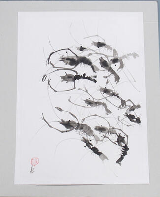 Calligraphy - Crayfish