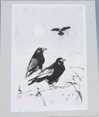 Calligraphy - Raven time