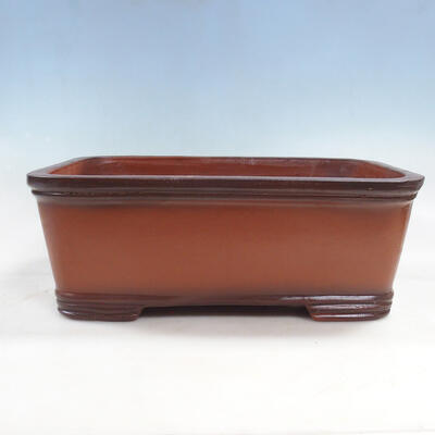 Bonsai bowl 40 x 31 x 15 cm, brick color - 1