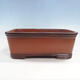 Bonsai bowl 40 x 31 x 15 cm, brick color - 1/3