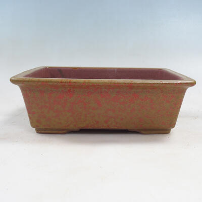Bonsai bowl 21 x 17 x 6.5 cm, color ocher - 1