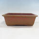 Bonsai bowl 21 x 17 x 6.5 cm, color ocher - 1/3