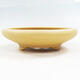 Bonsai bowl 15.5 x 15.5 x 4 cm, color ocher - 1/3
