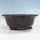 Bonsai bowl 30 x 30 x 12 cm, color brown - 1/3