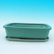 Bonsai pot  and tray of water  H07, green - 1/3