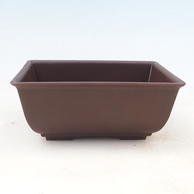 Bonsai bowl plastic MP-1 brown - 15 x 11 x 6.5 cm - 1