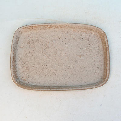Bonsai water tray H 02 - 17 x 12 x 1 cm, beige - 17 x 12 x 1 cm - 1