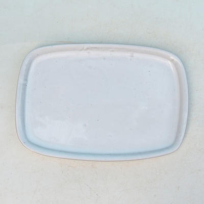 Bonsai water tray H 02 - 17 x 12 x 1 cm, white - 17 x 12 x 1 cm - 1