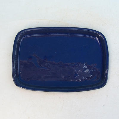 Bonsai water tray H 02 - 17 x 12 x 1 cm, blue - 17 x 12 x 1 cm - 1