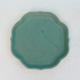Bonsai water tray H 06 - 13,5 x 13,5 x 1,5 cm, green - 13.5 x 13.5 x 1.5 cm - 1/3