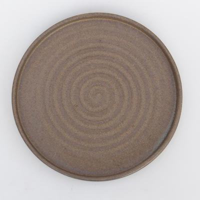 Bonsai tray by hand - 13 x 13 x 1,5 cm - 1