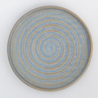 Bonsai tray by hand - 13 x 13 x 1,5 cm, blue- 13 x 13 x 1.5 cm - 1