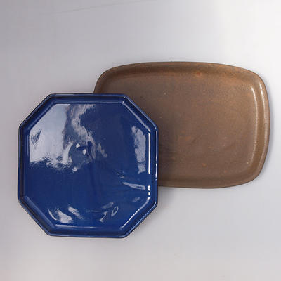 Bonsai tray B-4-paired with bonsai shape, color