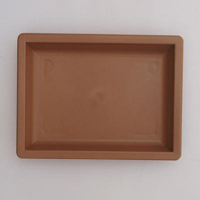 Bonsai saucer plastic PP-3 - 11 x 8 x 1.5 cm, beige