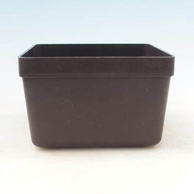 Bonsai bowl plastic YMDR brown -1 - 16 x 16 x 10 cm - 1