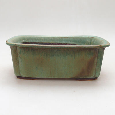 Bonsai bowl H 50 - 16.5 x 12 x 6 cm, blue oxide - 1