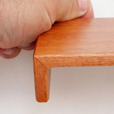 Wooden table under bonsai brown 21 x 8 x 3 cm - 2