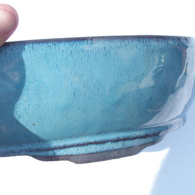 Bonsai bowl 41 x 29 x 10 cm color blue - 2