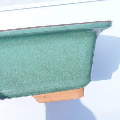 Bonsai bowl 42 x 32 x 13 cm color green - 2