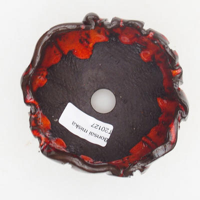 Ceramic Shell 8.5 x 8.5 x 8 cm, color orange - 2