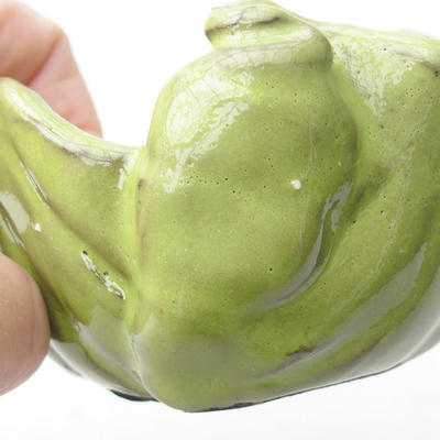 Ceramic Shell 7 x 7 x 5 cm, color green - 2