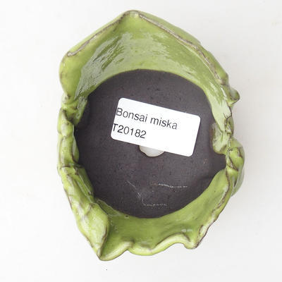 Ceramic Shell 8 x 6 x 5 cm, color green - 2