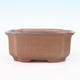 Ceramic bonsai bowl H 01 - 12 x 9 x 5 cm, brown - 12 x 9 x 5 cm - 2/3